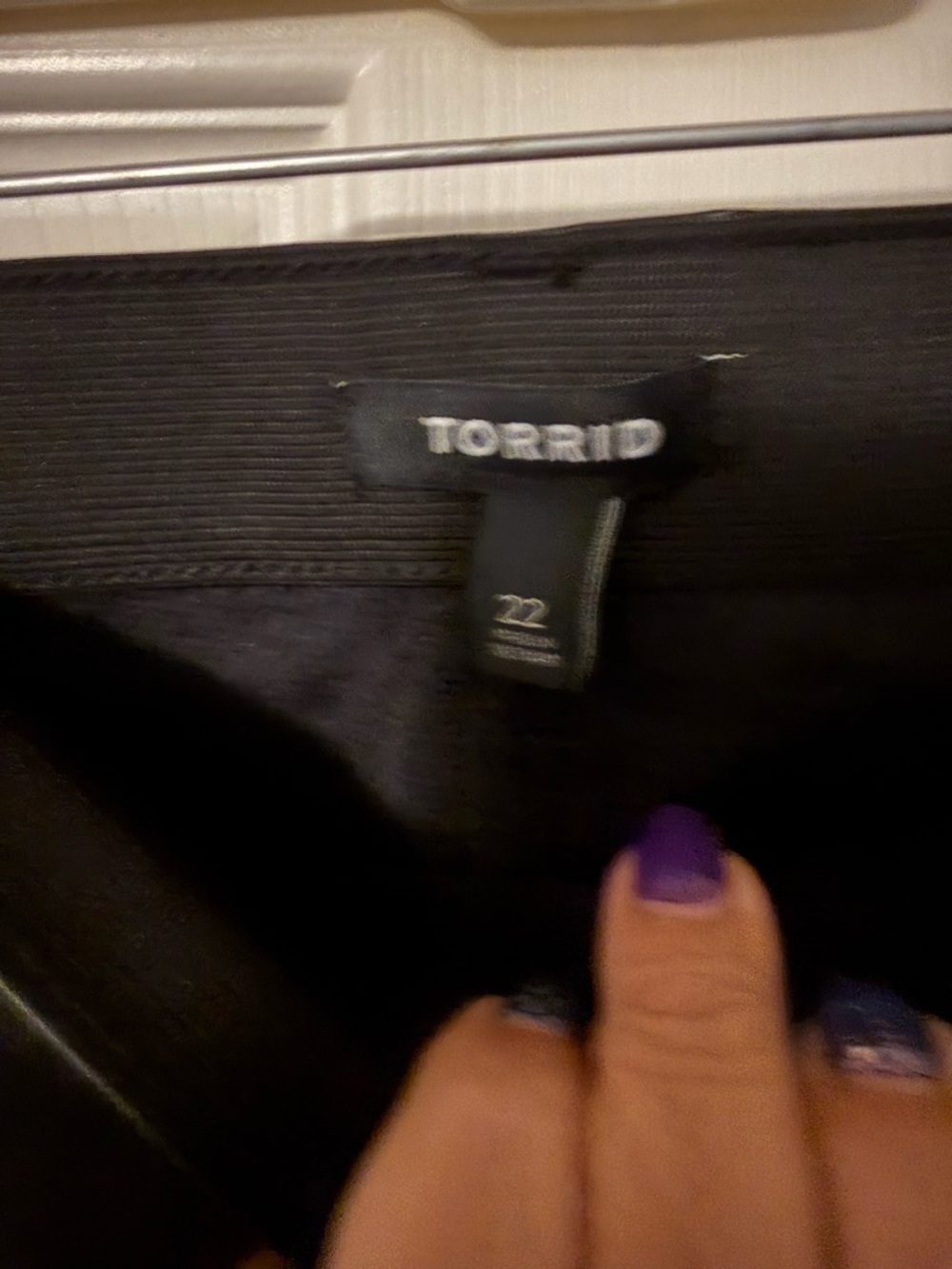 torrid Black Faux Leather Mini Skirt - Picture 2 of 2